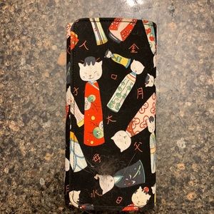 Kitty kokeshi wallet